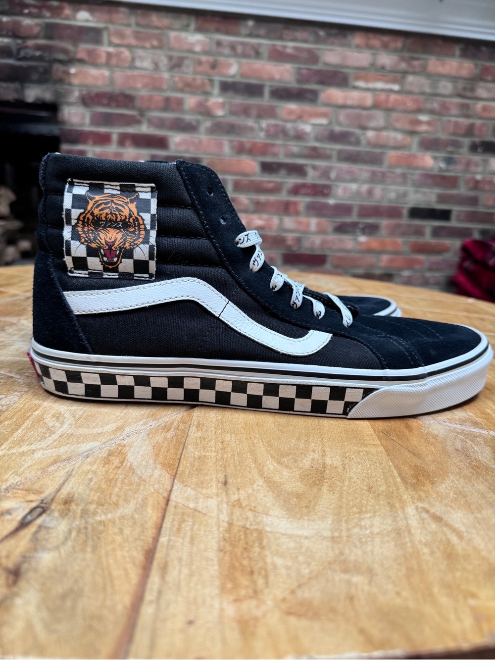 Vans Sk8-Hi Reissue 'Tiger Check' Size 11.5